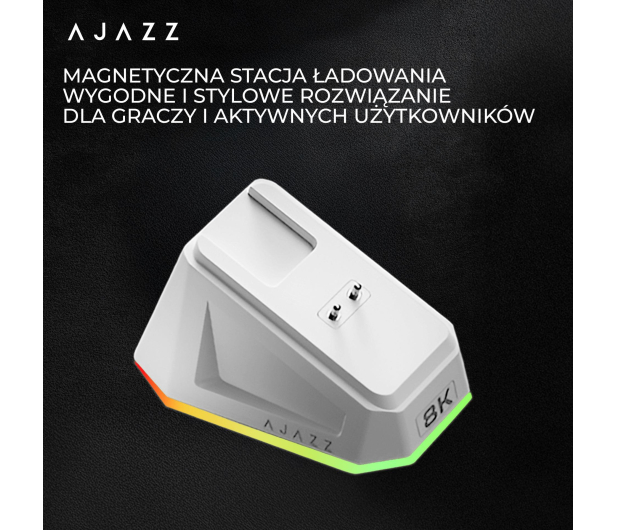 Ajazz AJ159PRO 3395-8K ze stacją dokującą biała - 1536398 - zdjęcie 11